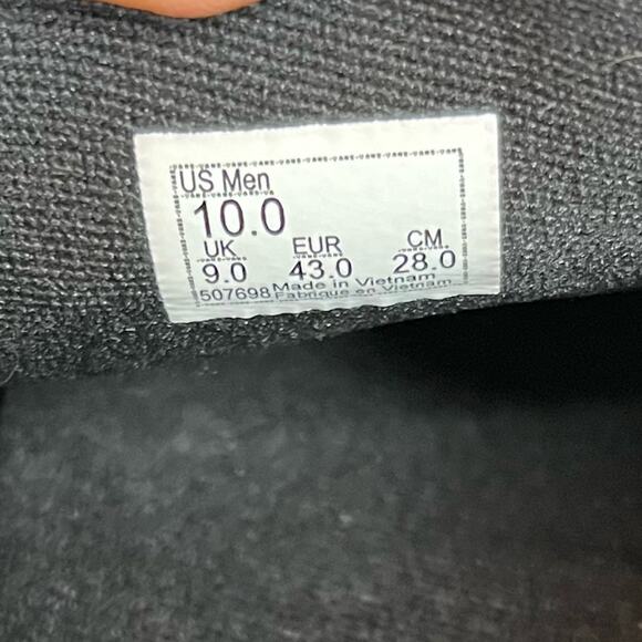 Vans Off The Wall Ward Lo Deluxe ‘T&L Drizzle’ Leather Lace Up Sneakers Men’s 10 - Picture 6 of 7